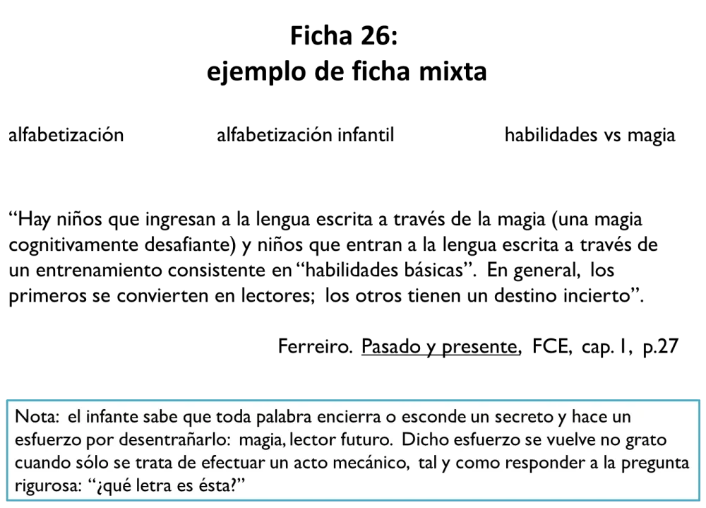 Ficha mixta Todo lo que necesitas saber