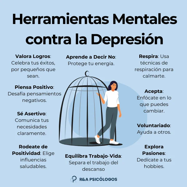 Superar la depresión en momentos difíciles