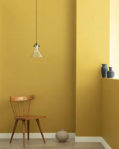 Encanto del Color Amarillo Ocre