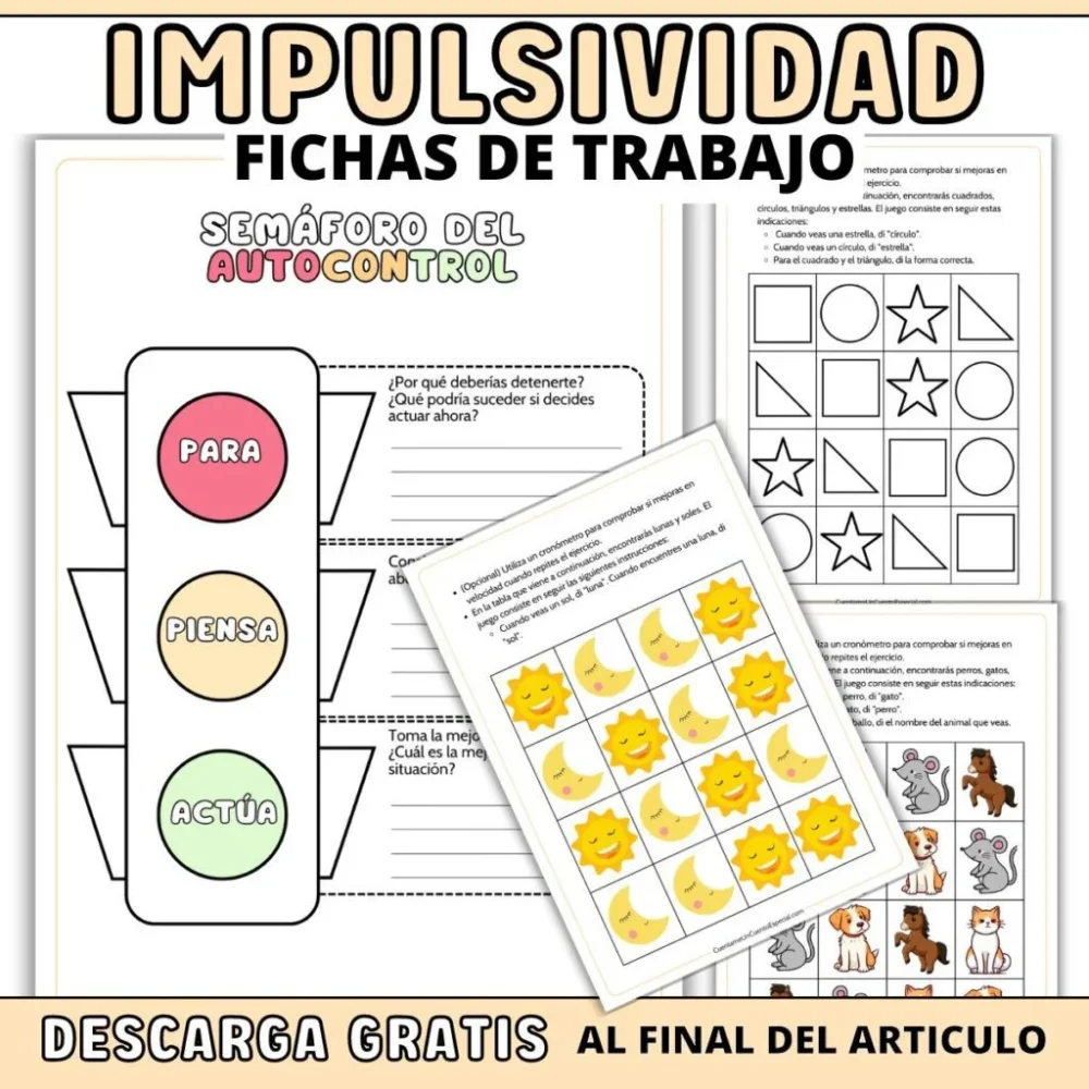Terapia de juego para controlar impulsividad en niños