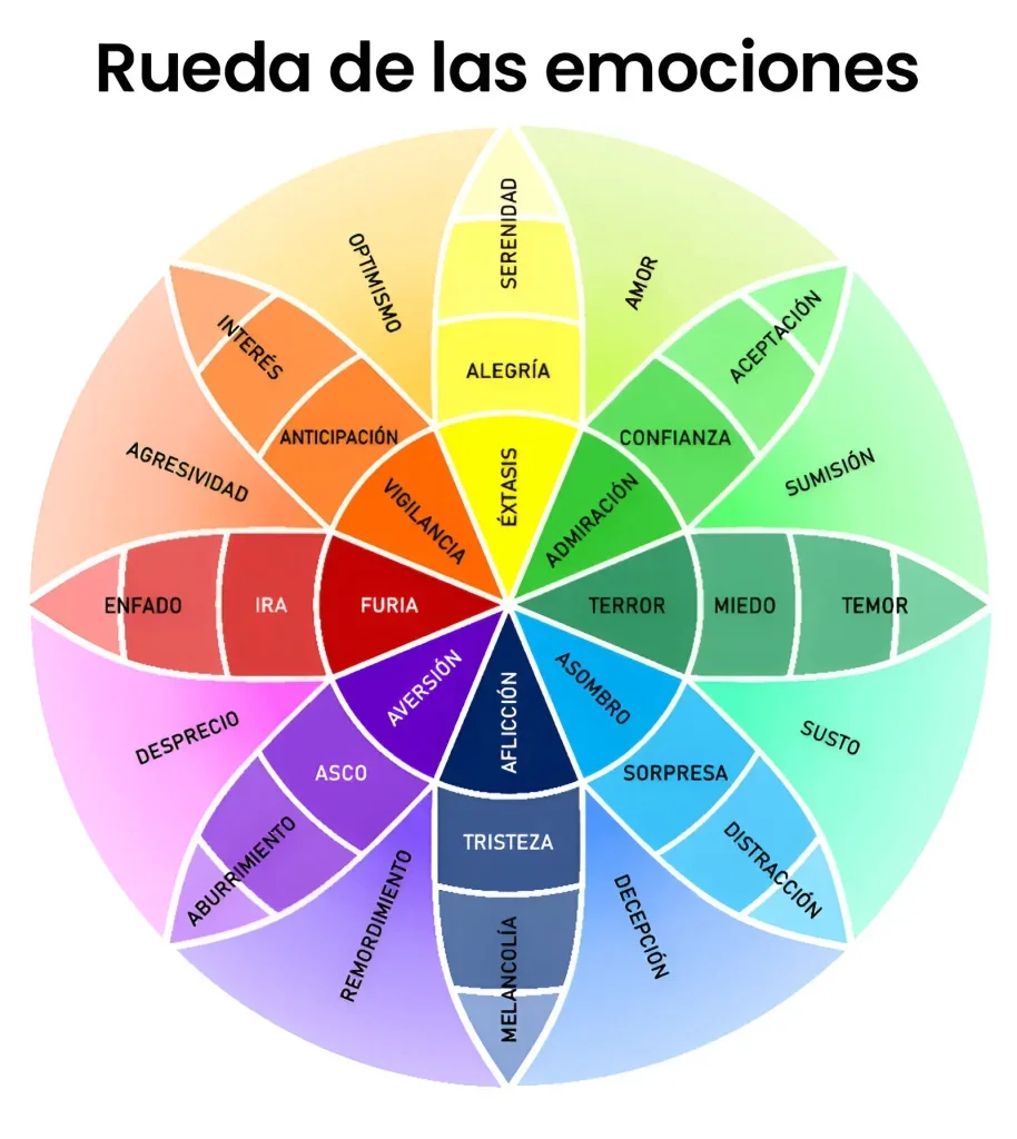 Guía emocional imprime y lleva contigo tu rueda de emociones