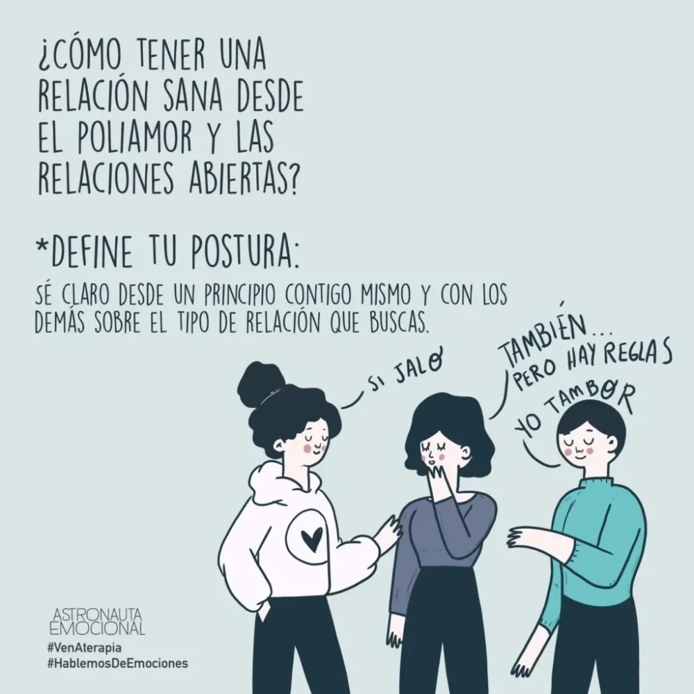 Consejos de terapia para emociones en relaciones poliamor