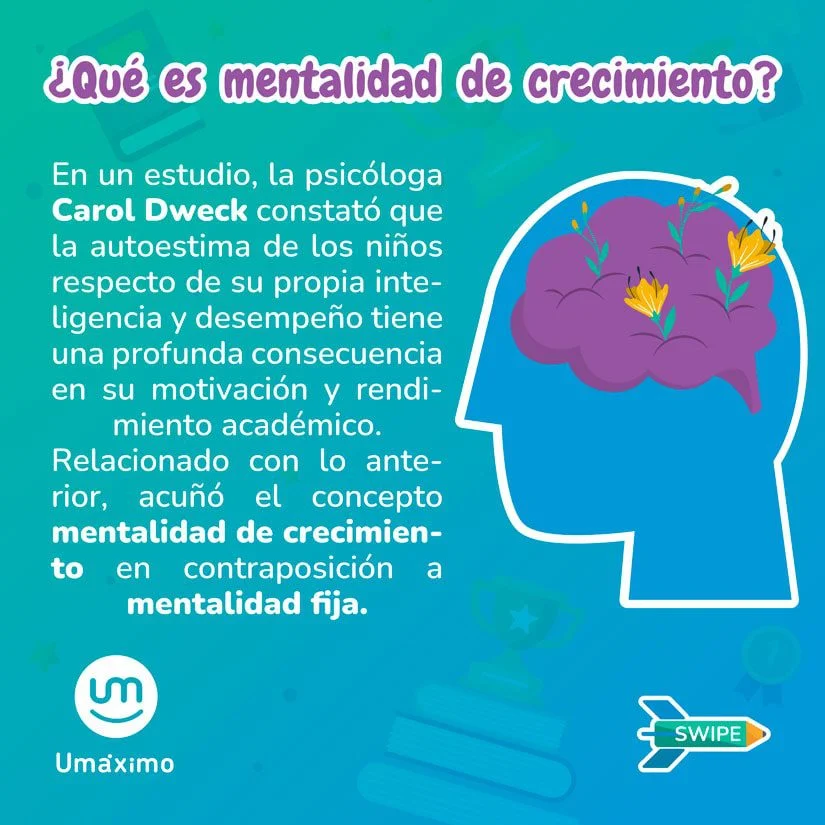 Desarrolla mentalidad de crecimiento para aumentar autoeficacia