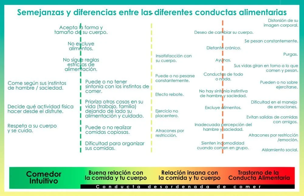 Trastorno vs desorden alimenticio Diferencias y similitudes
