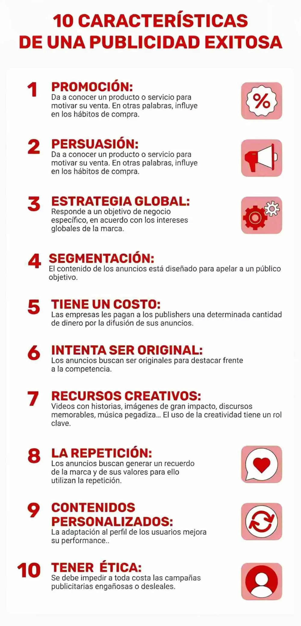 Características y funcionamiento del Anuncio Publicitario