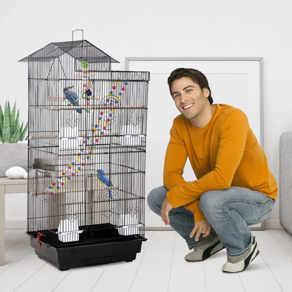 Jaulas grandes para pájaros Espacio y comodidad para mascotas