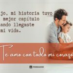 Amor incondicional La madre enamorada de su hijo varón