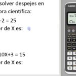 Calculadora para despejar la incógnita x de forma precisa