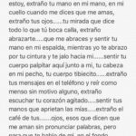Carta a mi ex novia Te extraño
