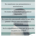Cómo ayudar a tu pareja con depresión