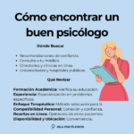 Consejos para encontrar un psicólogo de confianza para terapia