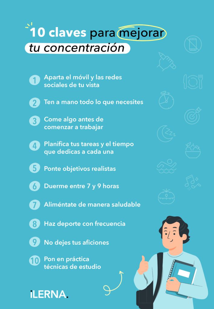 Consejos para mejorar concentración al estudiar