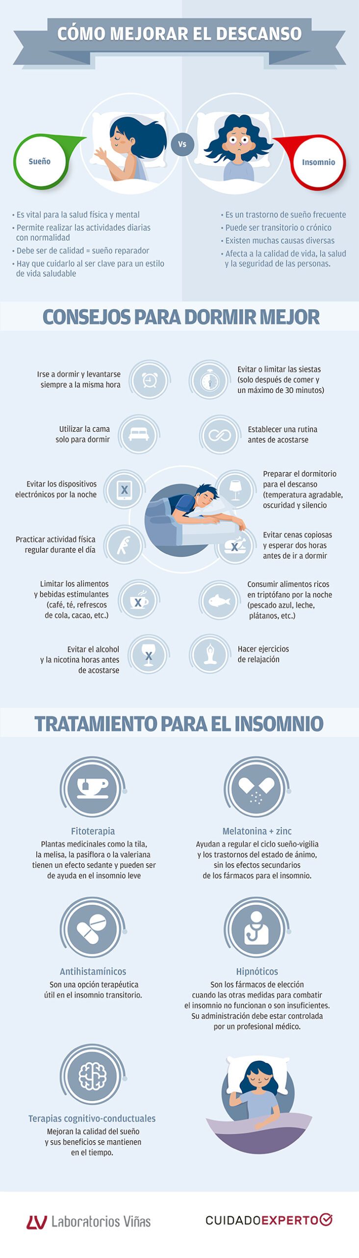 Consejos para mejorar el sueño y evitar despertares frecuentes