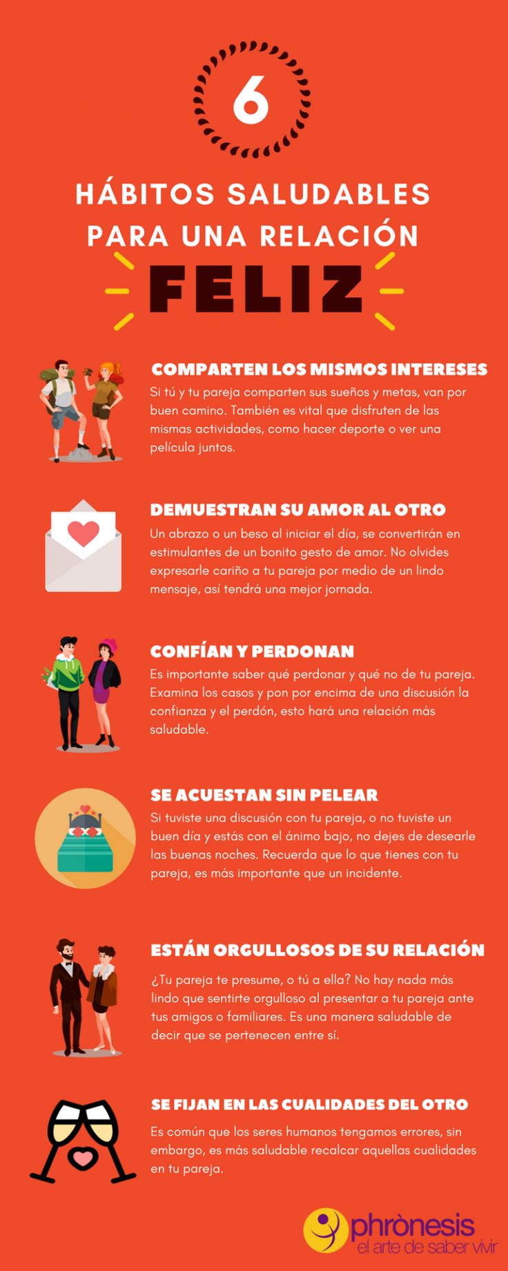 Consejos para una relación sana y feliz