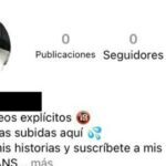 Cuentas sexuales en Instagram ¿Por qué me siguen?
