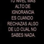 De espectador a ignorante la realidad de no saber nada