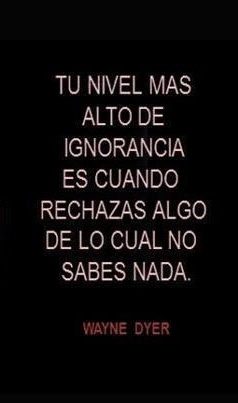De espectador a ignorante la realidad de no saber nada