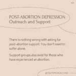 Depresión post aborto superación y sanación