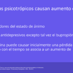 Efecto del Escitalopram en el aumento de peso