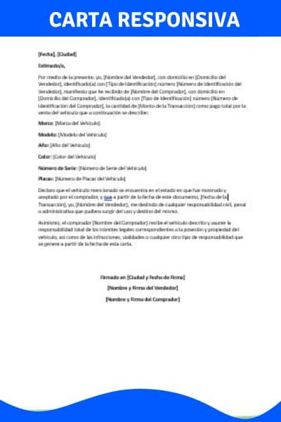 Ejemplo y Consejos para Redactar una Carta Responsiva