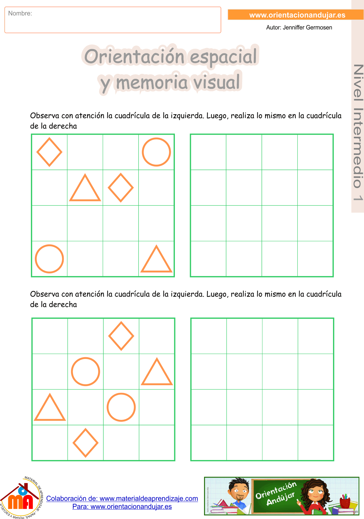 Ejercicios de orientación espacial para adultos