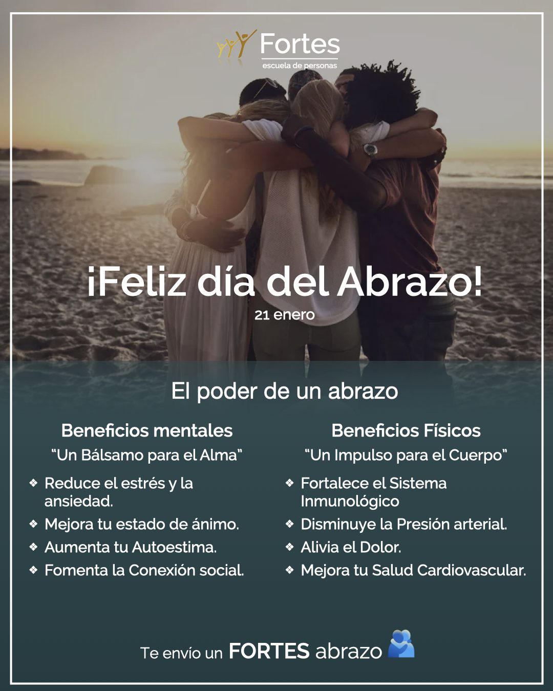 El poder sanador de un abrazo