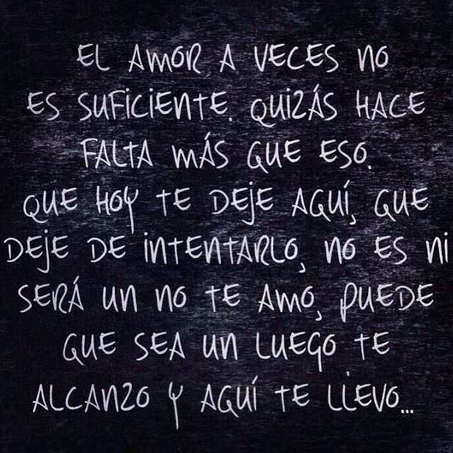 Falta de pasión Cuando el amor no es suficiente