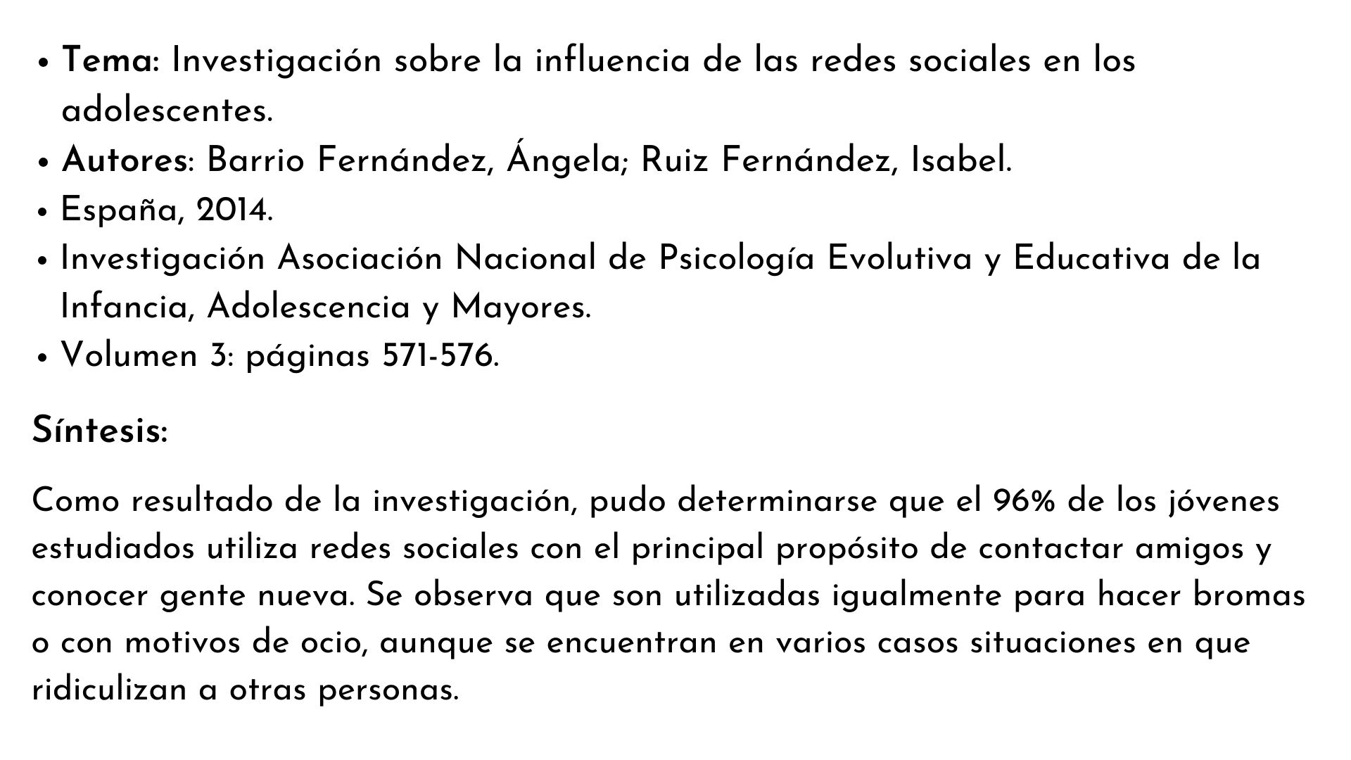 Fichas Bibliográficas de Síntesis Optimizando Investigación