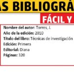 Guía concisa de fichas bibliográficas de revistas
