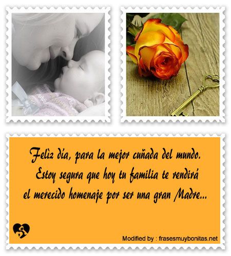 Homenaje especial en el día de la madre para mi cuñada