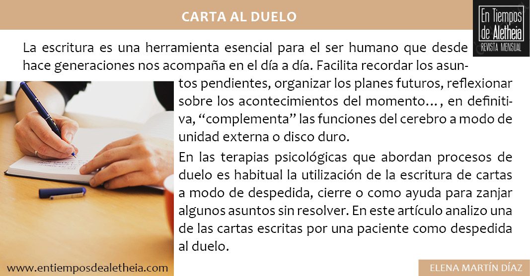 La honestidad en la terapia de duelo