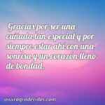 Mensaje sorprendente para mi cuñada