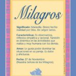 Milagro de Vida Descubriendo el Nombre Perfecto