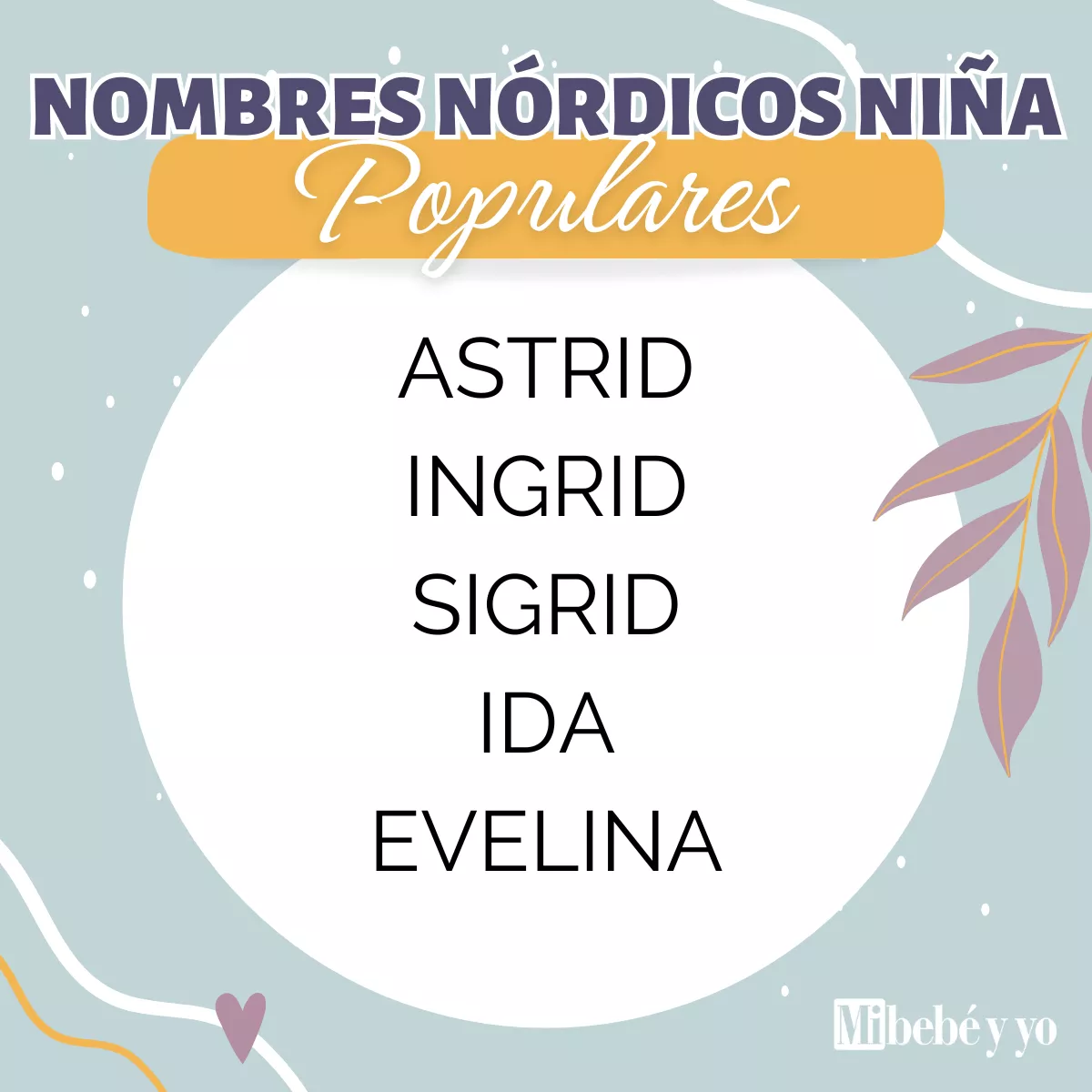 Nombres noruegos hermosos para mujeres
