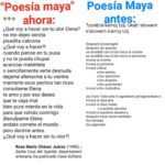 Poema bilingüe maya-español conexión de dos culturas antiguas