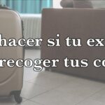 Por qué no recoge sus pertenencias?
