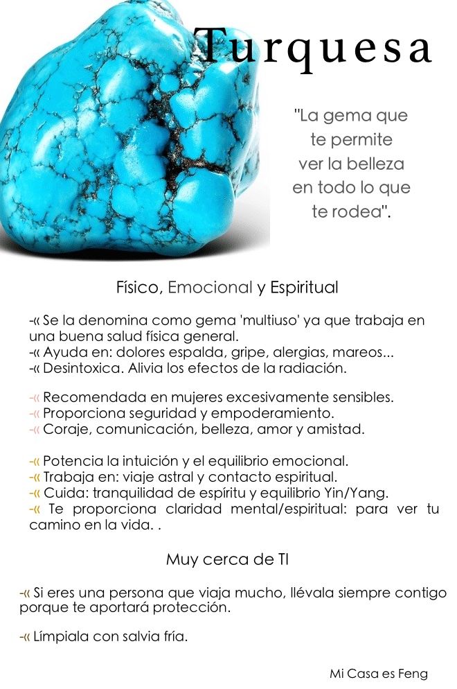 Significado de la piedra turquesa protección y buena suerte