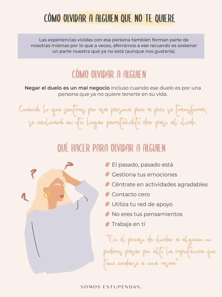 Superar a alguien cuando el olvido no llega
