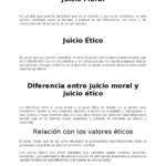 10 ejemplos de juicios morales y éticos Análisis conciso