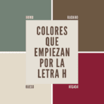 Colores con H ¡Basta!
