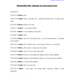 Ejemplo Práctico Transcripción Eficiente