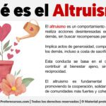 El altruismo en comunidades fuertes