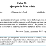 Ficha mixta Todo lo que necesitas saber