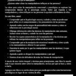 La manipulación social Influye y protege