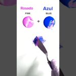 La mezcla perfecta azul y rosa