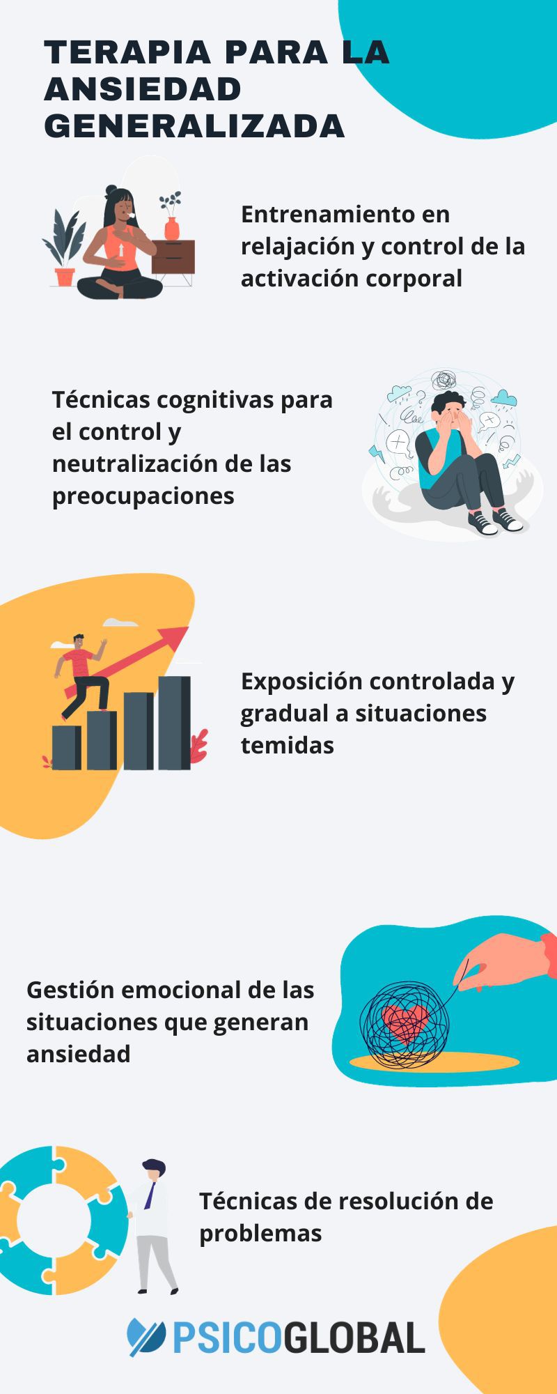 Terapia efectiva para la ansiedad generalizada