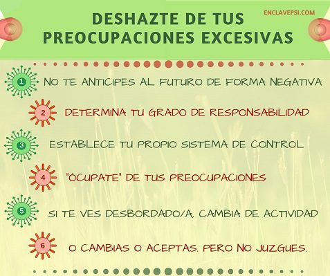 Terapia para controlar la preocupación constante